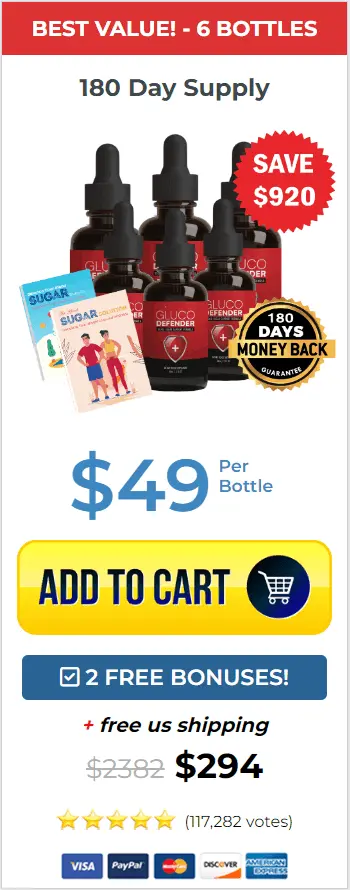 Gluco Defender-order-now-(180 Days Supply)-image